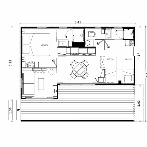 La Croix des Fontenelles - Cottage 2 bedrooms - Badiane